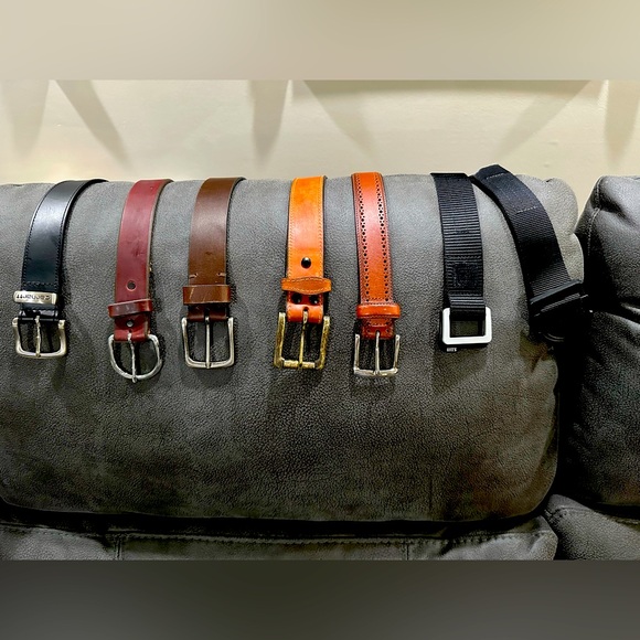 Mens belts as a bundle or purchase single